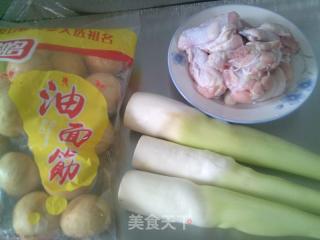 茭白油面筋燒雞翅根的做法步驟：1