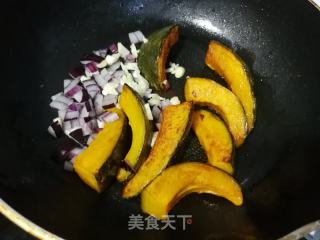 干鍋南瓜的做法步驟：7