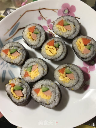紫菜飯團的做法步驟：10