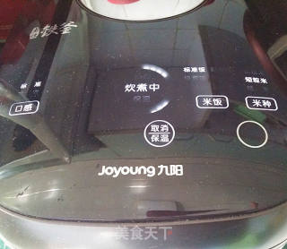 雙糯米蒸飯包油條的做法步驟：5