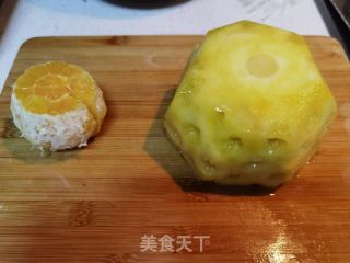 菠蘿香橙汁的做法步驟：2