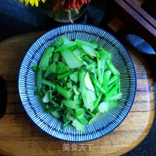 蠔油大青菜的做法步驟：9
