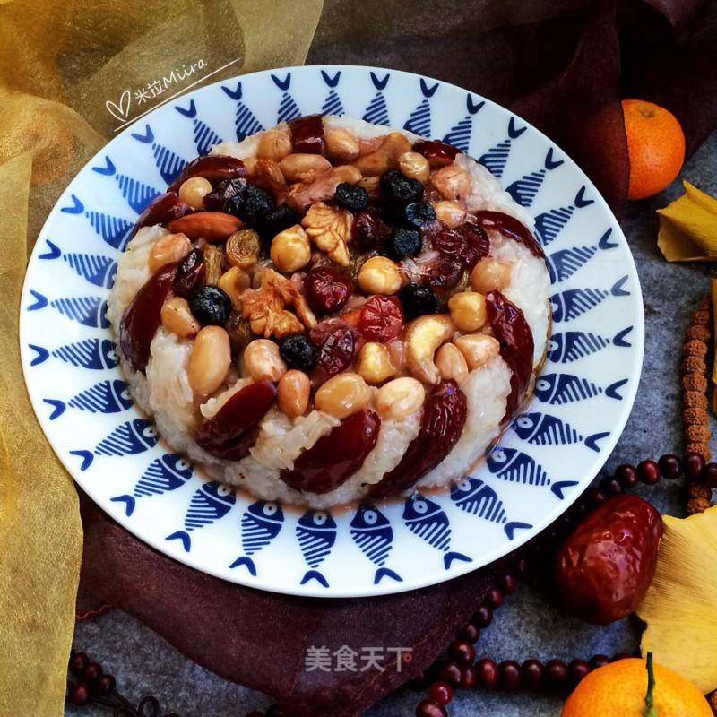 豆沙八寶飯的做法