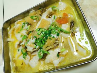 快手金湯酸菜魚的做法步驟：15