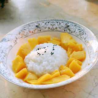 泰式芒果糯米飯--東南亞的異國美食