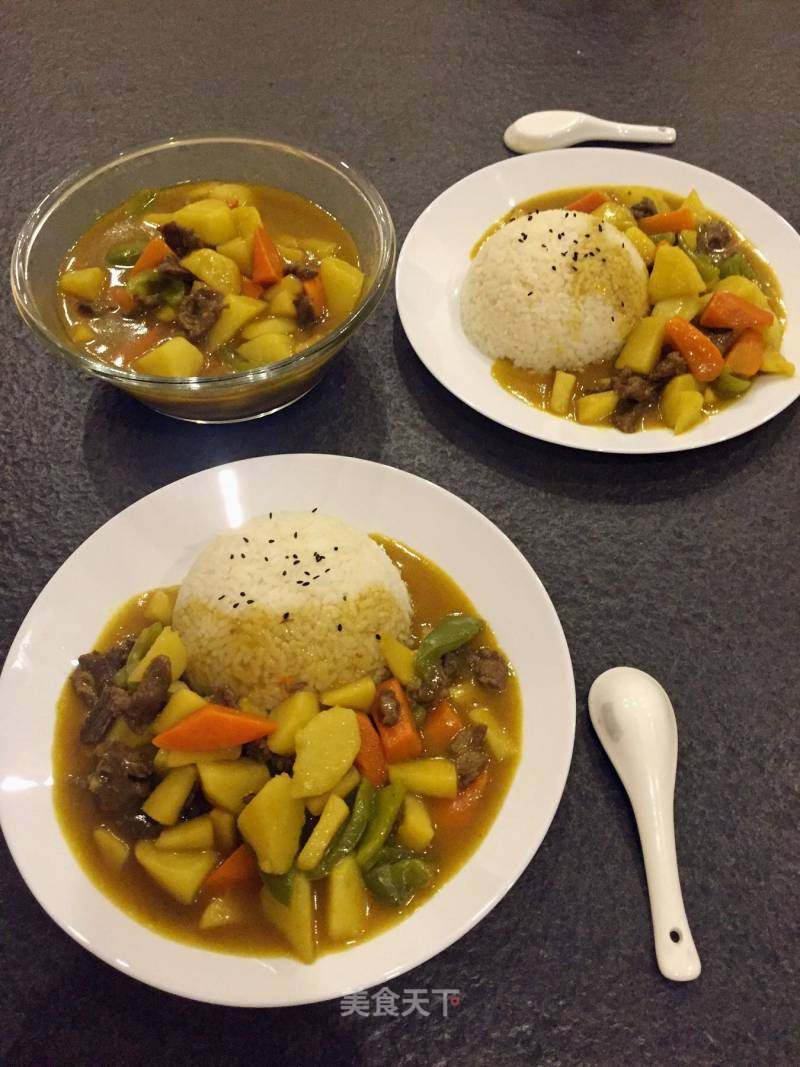 咖喱牛肉飯的做法
