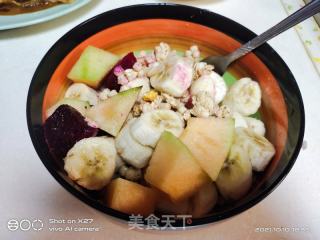 水果拌燕麥的做法步驟：4