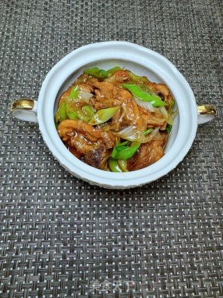 大蔥燒雞腿的做法步驟：12