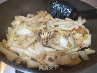 泡菜炒年糕的做法步驟：6