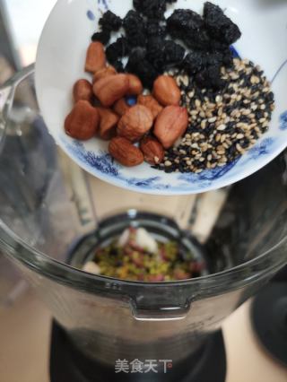 黑五類養生糊的做法步驟：5