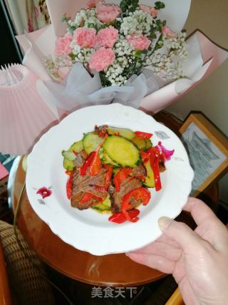 回鍋牛肉的做法步驟：6