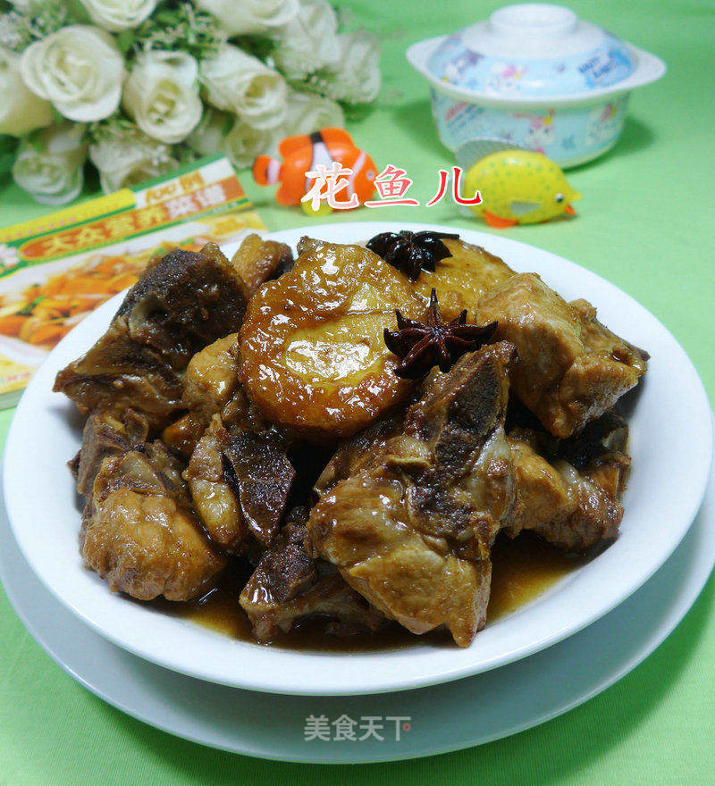 圓素雞燒龍骨 的做法