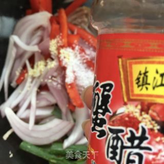 肉絲老虎菜的做法步驟：15