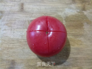 番茄豌豆肉醬意面的做法步驟：1