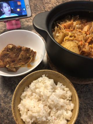 韓國料理之土豆豬骨湯的做法步驟：9