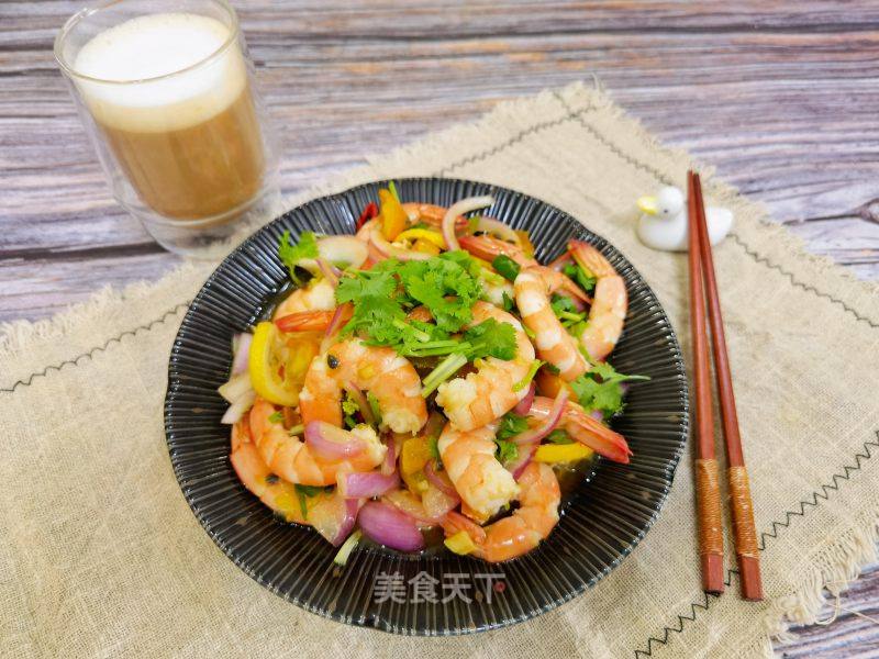 夏天必吃減脂瘦身美食，果香濃郁的酸辣檸檬大蝦的做法