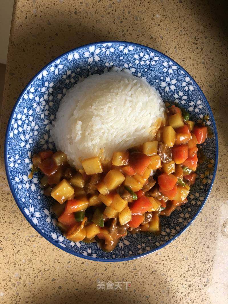 牛肉咖喱飯的做法