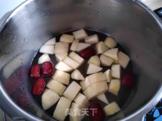 黑芝麻紅棗蘋果粥的做法步驟：4