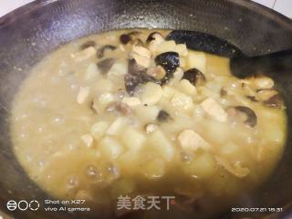 咖喱雞肉土豆拌飯的做法步驟：8