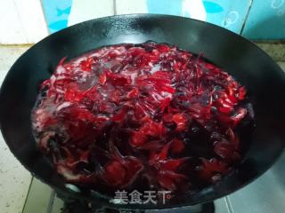 洛神花果脯的做法步驟：6