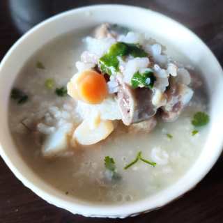 咸骨瑤柱粥