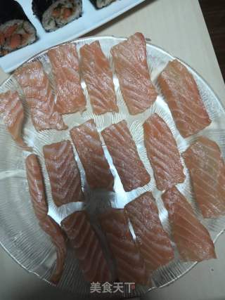 三文魚壽司的做法步驟：2
