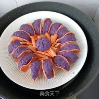 雙薯富貴花的做法步驟：12