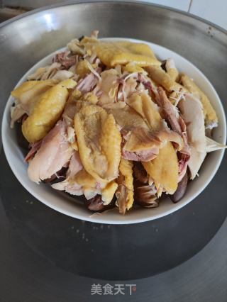 荔枝菌蒸咸雞的做法步驟：6