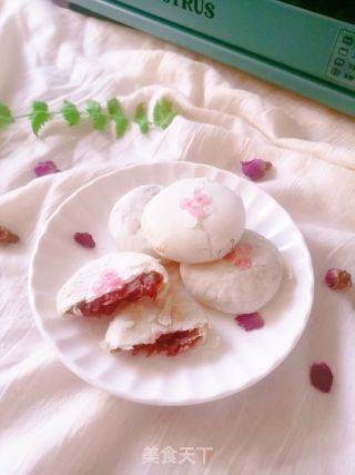 玫瑰花餅的做法步驟：21