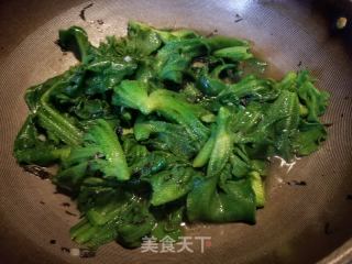 橄欖菜炒冰菜的做法步驟：8