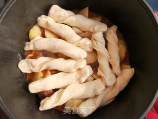 土豆燉排骨+花卷一鍋出的做法步驟：14