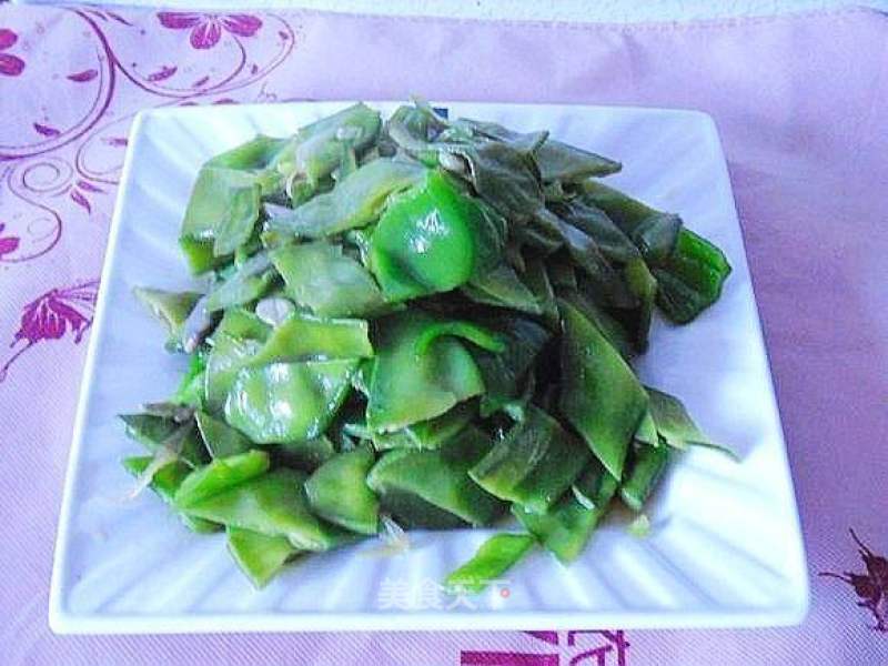青椒炒雙豆的做法