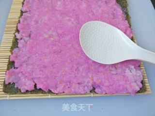 臘腸山藥水果壽司的做法步驟：5