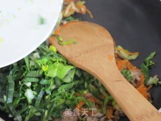 蔬菜炒粉絲的做法步驟：8