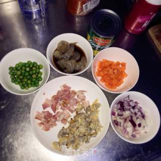 焗飯－瑤寶海鮮焗飯的做法步驟：1