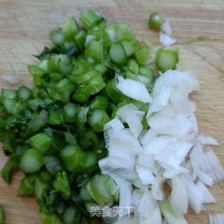 肉丁時蔬玉米粥的做法步驟：6