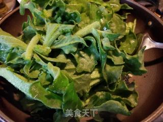 橄欖菜炒冰菜的做法步驟：6