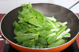 腐乳炒菜心的做法步驟：4