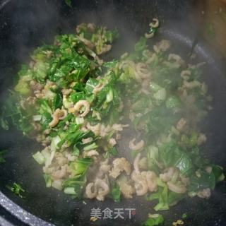 肉沫海米青菜粥的做法步驟：14