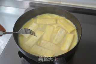 【雞汁鍋塌豆腐】的做法步驟：8