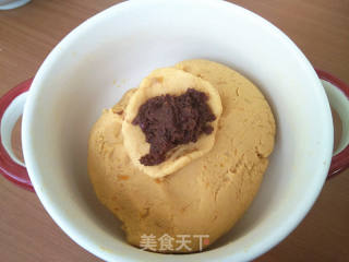 紅薯黏豆包的做法步驟：4