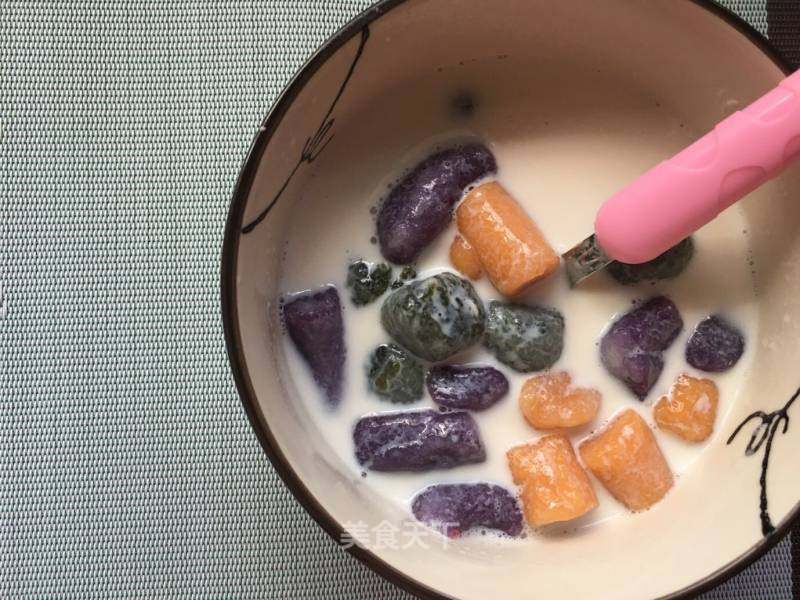 多彩芋圓的做法