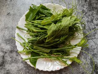 澆汁絲瓜尖的做法步驟：1
