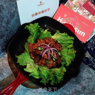 韓式辣醬煎豬肉的做法步驟：13