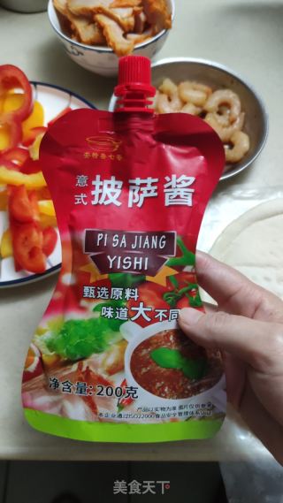 家庭版雞肉批薩的做法步驟：5