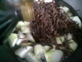 梅干菜燒夜開花的做法步驟：8