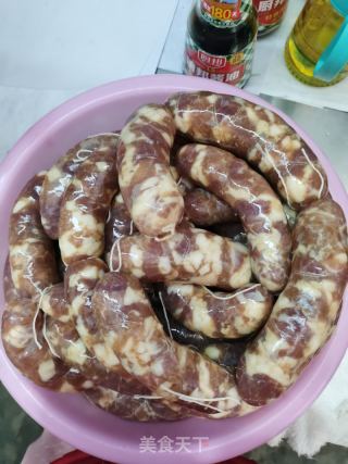 自制臘腸的做法步驟：13