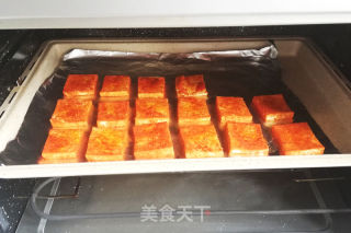 韓國泡菜味烤豆腐的做法步驟：7