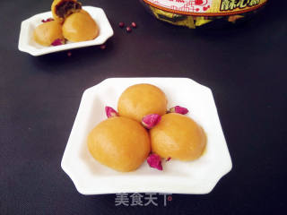紅薯黏豆包的做法步驟：7