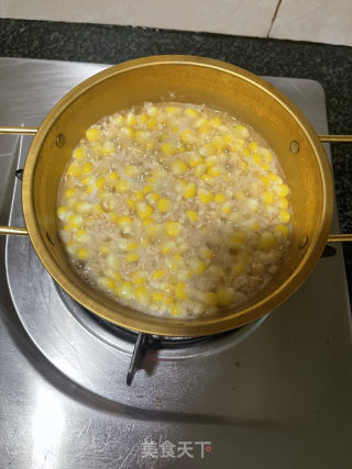 奶香玉米燕麥粥的做法步驟：7